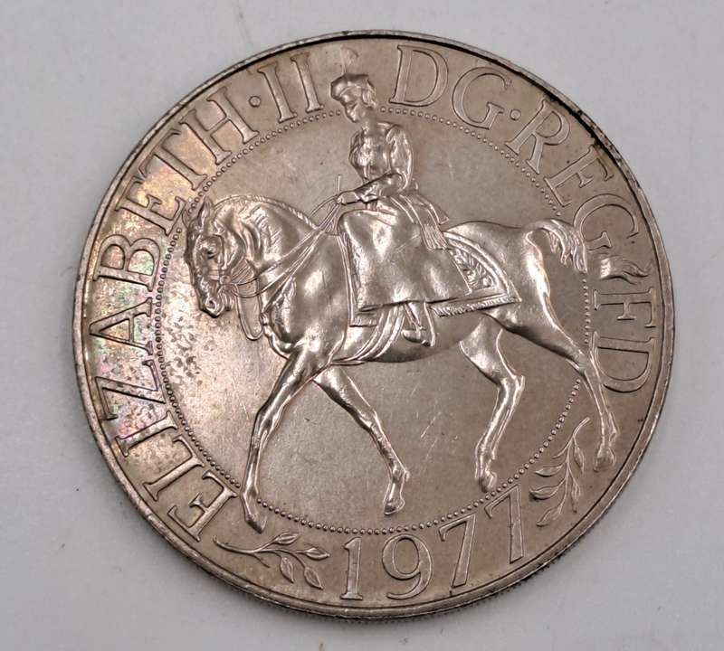 1977 United Kingdom 25 New Pence - Elizabeth II Silver Jubilee