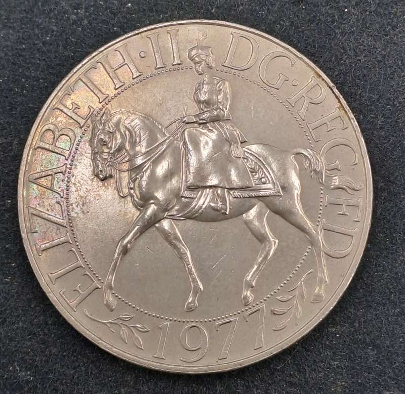 1977 United Kingdom 25 New Pence - Elizabeth II Silver Jubilee
