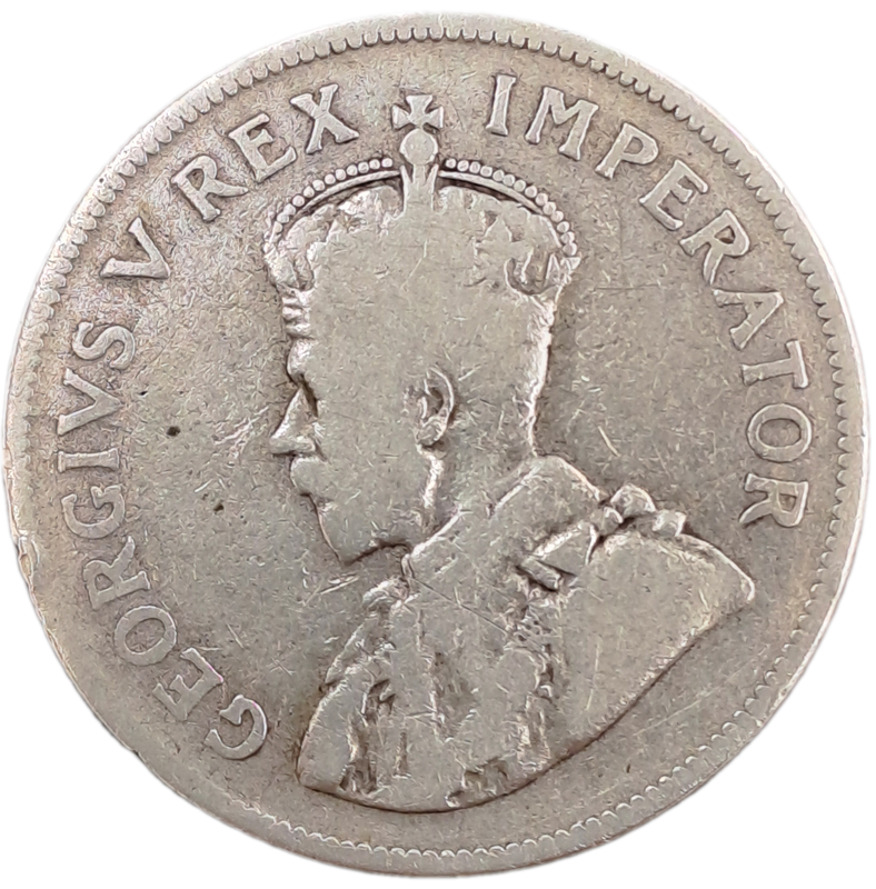 1932 Zuid Africa Silver (.800) 2½ Shillings -George V