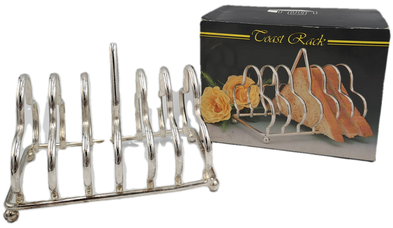 Vintage  Silver Plated Toast Rack - Boxed