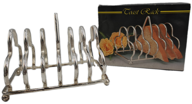 Vintage  Silver Plated Toast Rack - Boxed