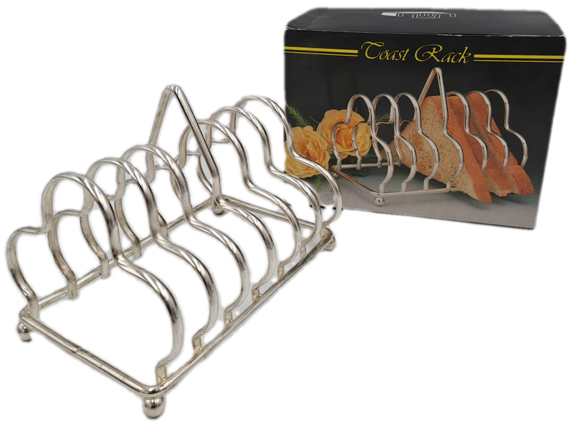 Vintage  Silver Plated Toast Rack - Boxed