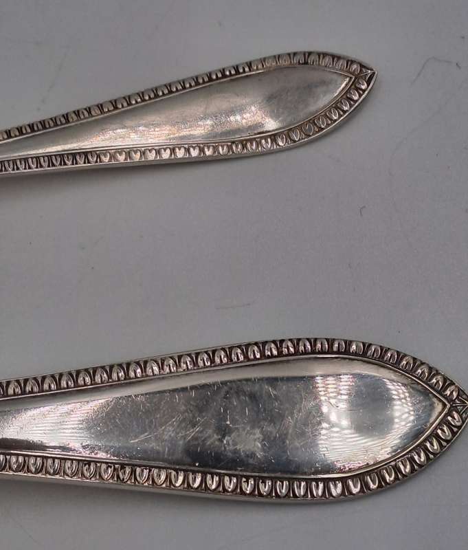 Vintage Silver plated EP.N.S Spoons 3 x 13,2cm x 4,4cm and 1 x 21,2cm x 7,7cm