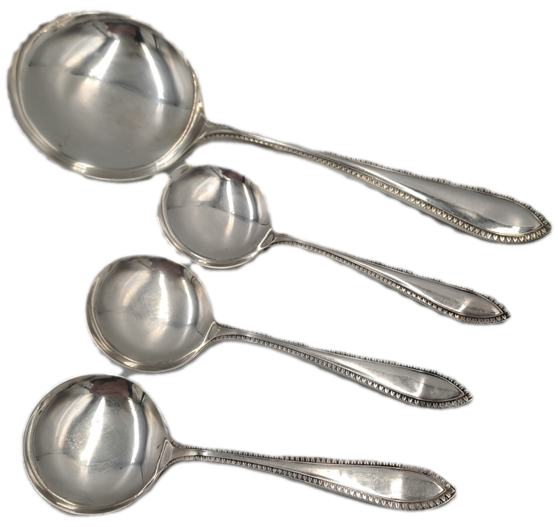 Vintage Silver plated EP.N.S Spoons 3 x 13,2cm x 4,4cm and 1 x 21,2cm x 7,7cm