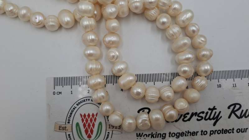 Vintage 74cm Genuine Pearl Necklace -10mm-12mm pearls