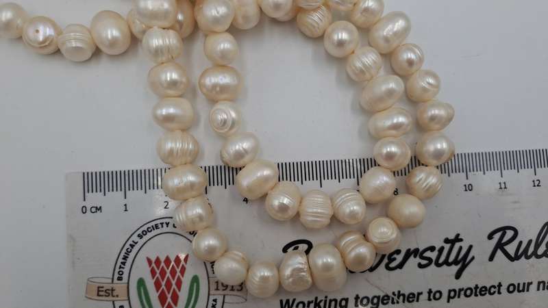 Vintage 74cm Genuine Pearl Necklace -10mm-12mm pearls
