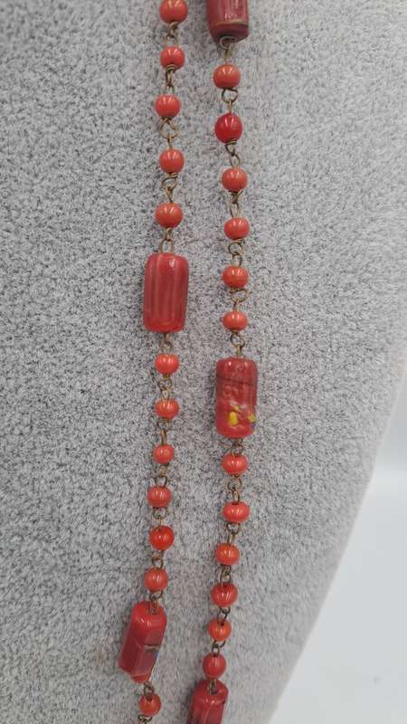 134cm Pre-Owned Coral Bead Necklace