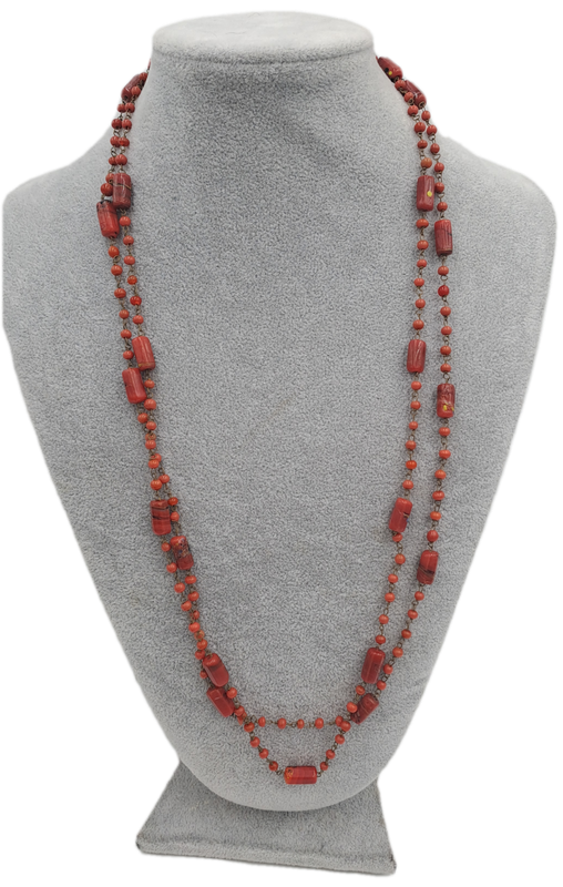 134cm Pre-Owned Coral Bead Necklace