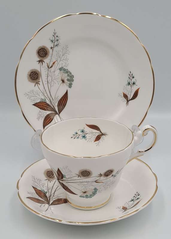 Vintage Regency Bone China Trio- Made in England (4 Available)
