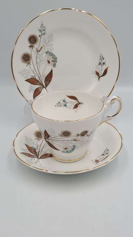 Vintage Regency Bone China Trio- Made in England (4 Available)