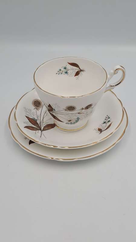 Vintage Regency Bone China Trio- Made in England (4 Available)