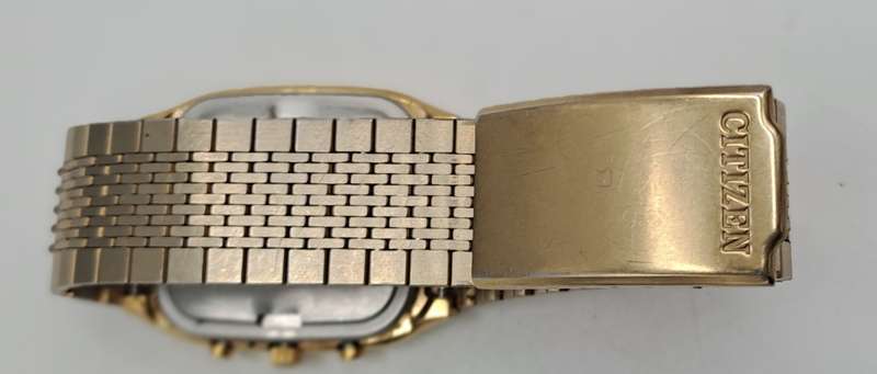 Pre-owned Vintage Citizen Analogue -Digital Alarm Quartz watch -Working