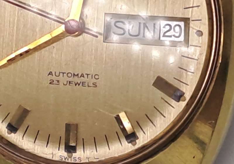 Vintage Swiss BULOVA Mens Automatic Watch -Working