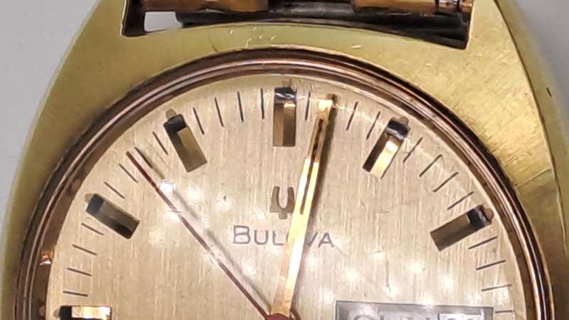 Vintage Swiss BULOVA Mens Automatic Watch -Working