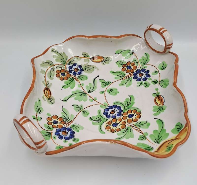 Vintage Porcelain Tray made in Italy 21cm x 22cmx 7,5cm