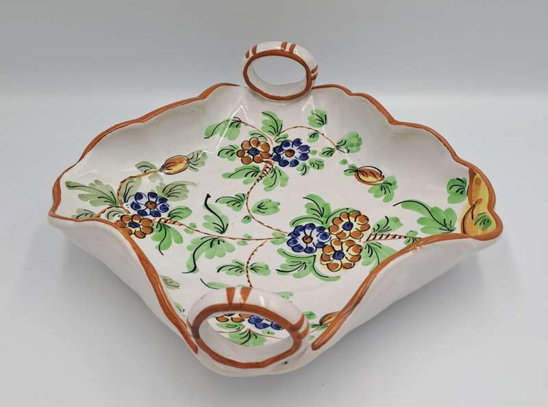 Vintage Porcelain Tray made in Italy 21cm x 22cmx 7,5cm