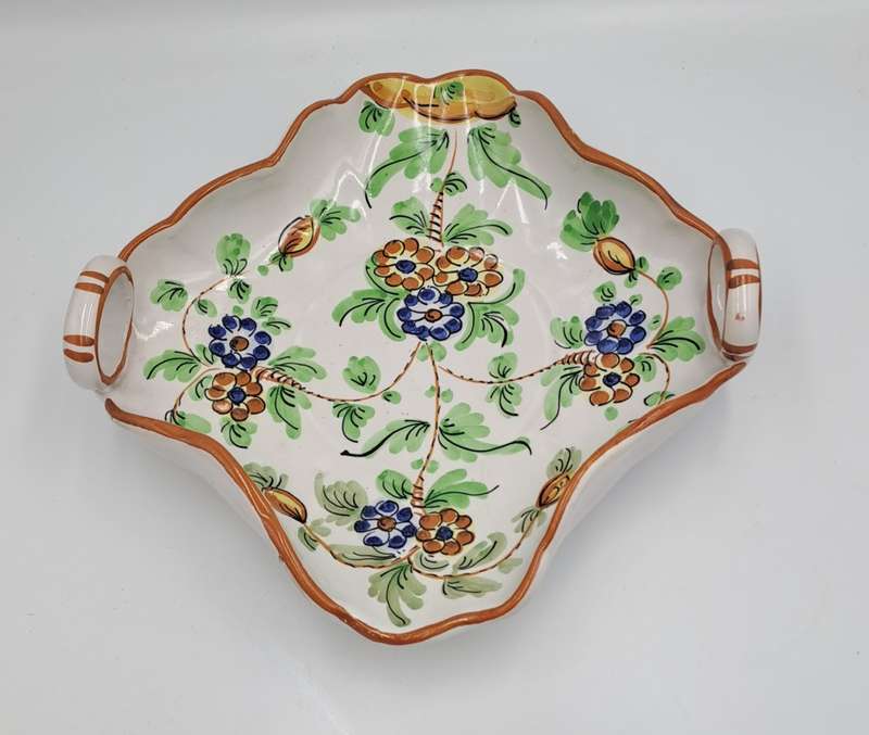 Vintage Porcelain Tray made in Italy 21cm x 22cmx 7,5cm