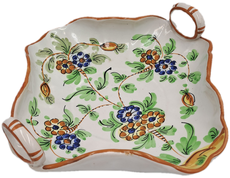 Vintage Porcelain Tray made in Italy 21cm x 22cmx 7,5cm