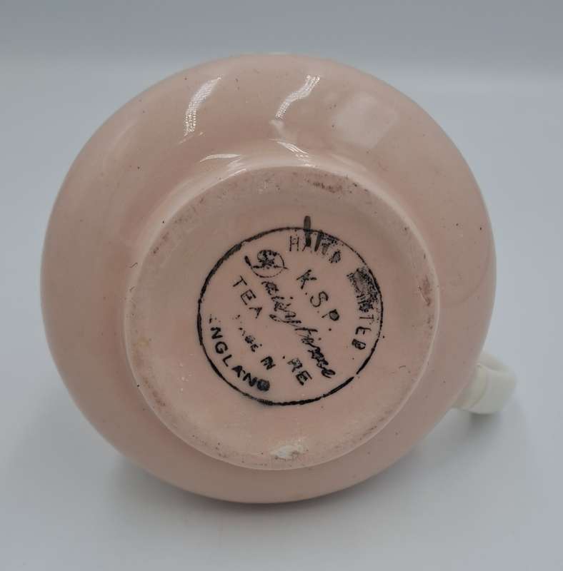 Small Vintage Hand Painted K.S.P Daisytime Teaware Creamer-Made in England-Repaired
