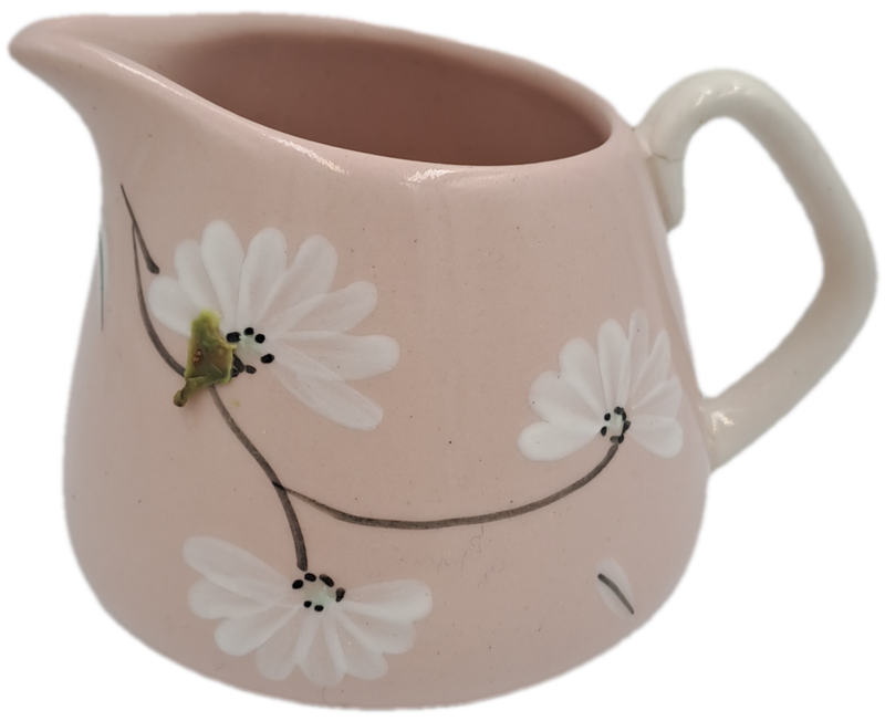 Small Vintage Hand Painted K.S.P Daisytime Teaware Creamer-Made in England-Repaired