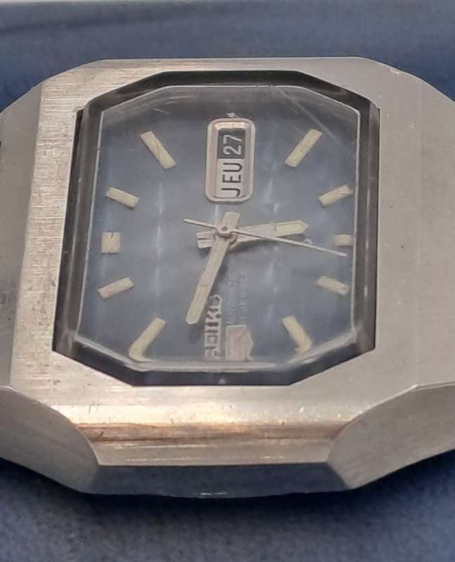 Vintage 1973 Seiko Automatic Mens Watch  Working -See condition -6119-5470 Sn.340014
