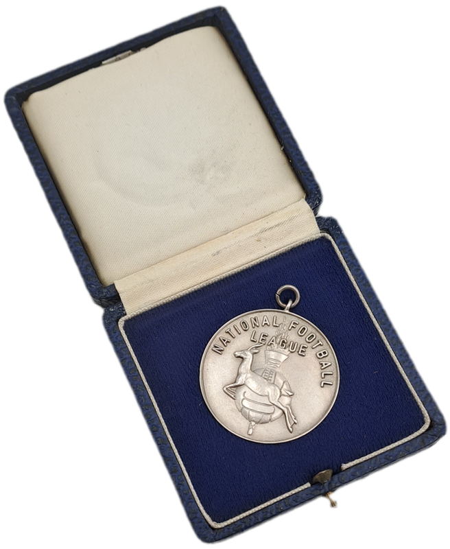 1972 Sterling Silver Vaal United Football Club-National Football Leaque Medal  -D.Mallinder