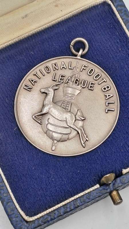 1972 Sterling Silver Vaal United Football Club-National Football Leaque Medal  -D.Mallinder