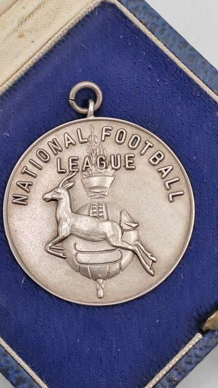 1972 Sterling Silver Vaal United Football Club-National Football Leaque Medal  -D.Mallinder