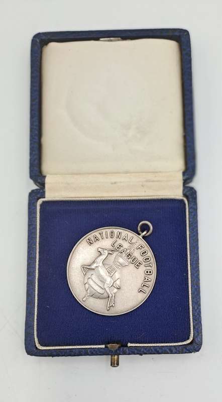 1972 Sterling Silver Vaal United Football Club-National Football Leaque Medal  -D.Mallinder