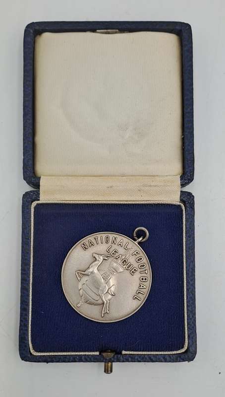 1972 Sterling Silver Vaal United Football Club-National Football Leaque Medal  -D.Mallinder