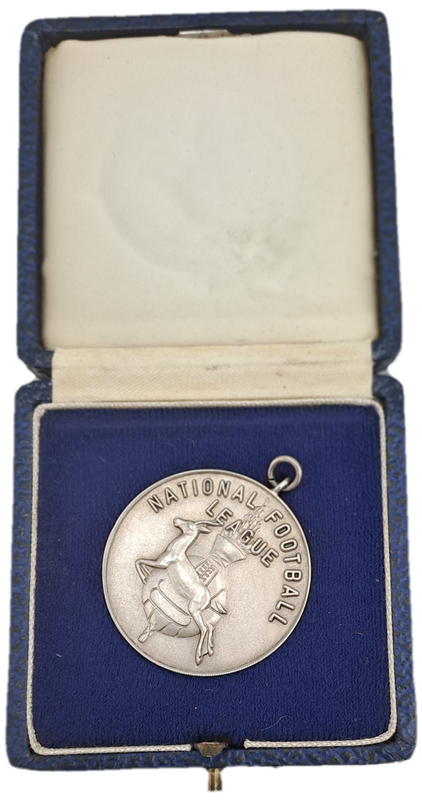 1972 Sterling Silver Vaal United Football Club-National Football Leaque Medal  -D.Mallinder