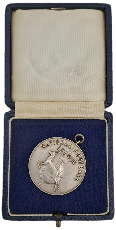 1972 Sterling Silver Vaal United Football Club-National Football Leaque Medal  -D.Mallinder