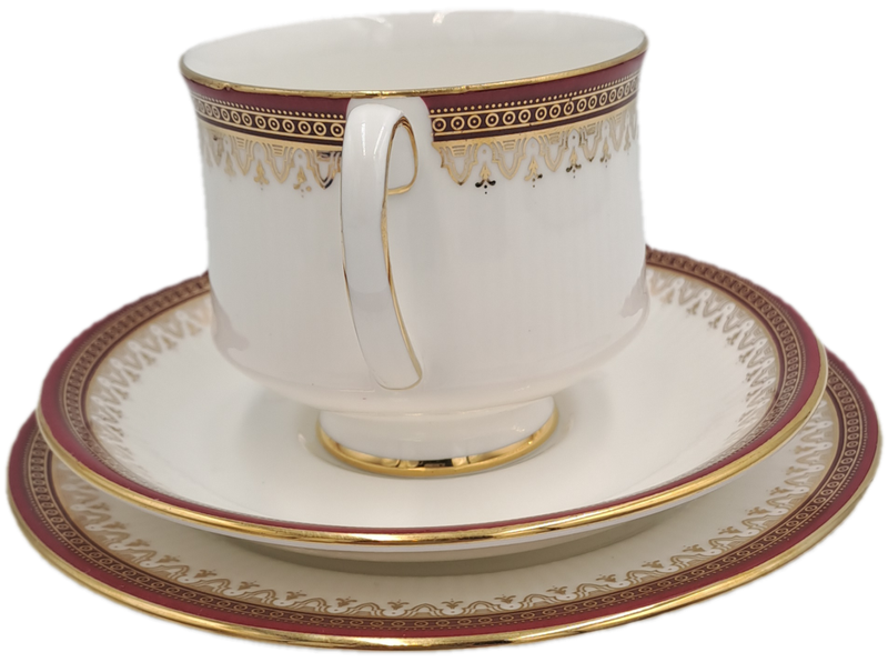 Vintage 1984 Royal Albert Holyrood Fine Bone China Tea Trio (4 Available). Read more