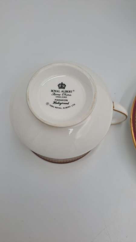 Vintage 1984 Royal Albert Holyrood Fine Bone China Tea Trio (4 Available). Read more