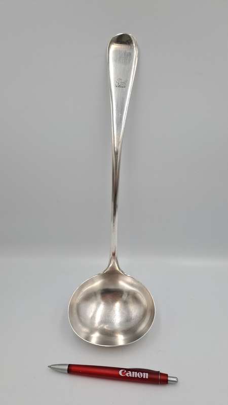 Large Antique Mappin & Webb Silver plated Sauce/Soup Ladle E.P.N.S