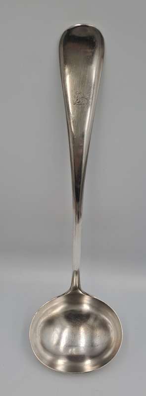 Large Antique Mappin & Webb Silver plated Sauce/Soup Ladle E.P.N.S
