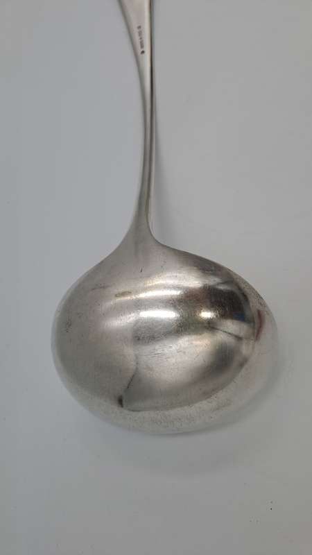 Large Antique Mappin & Webb Silver plated Sauce/Soup Ladle E.P.N.S