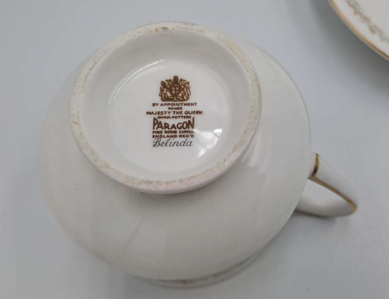 Vintage Paragon BELINDA By appointment to her Majesty the Queen Trio-4 available