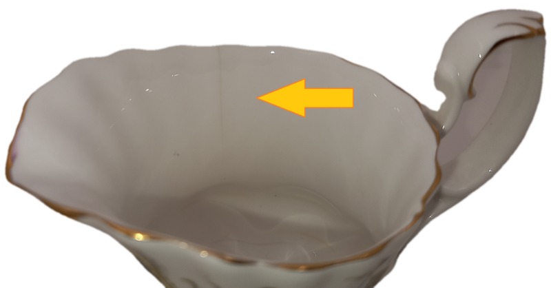 Vintage Royal Albert Berkeley coffee Creamer 90x110x70mm (Hairline Crack )