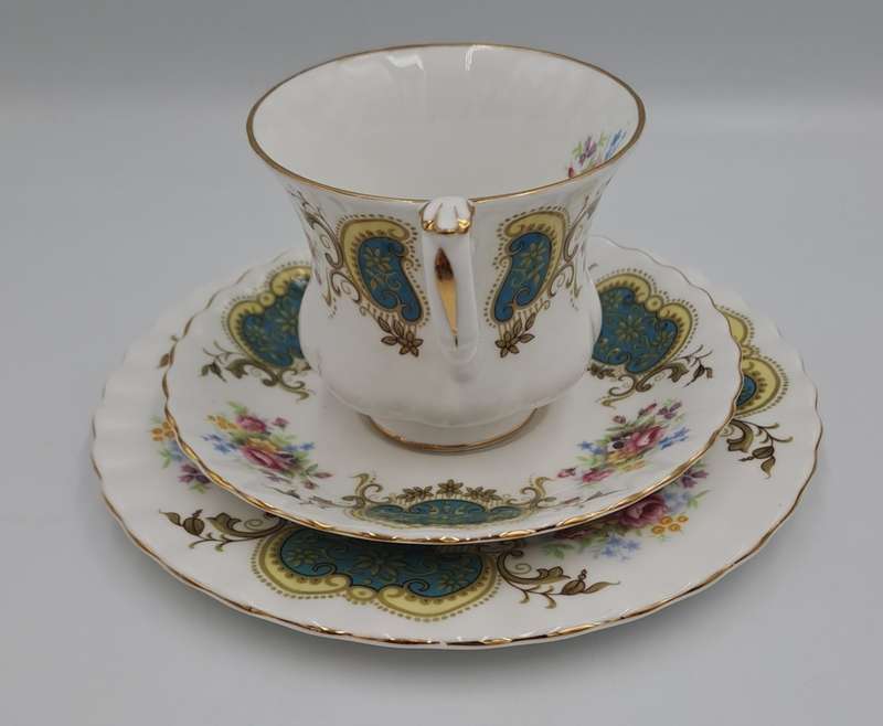 Replacement:  Vintage Royal Albert Berkeley Coffee Trio (side plate is 161mm)