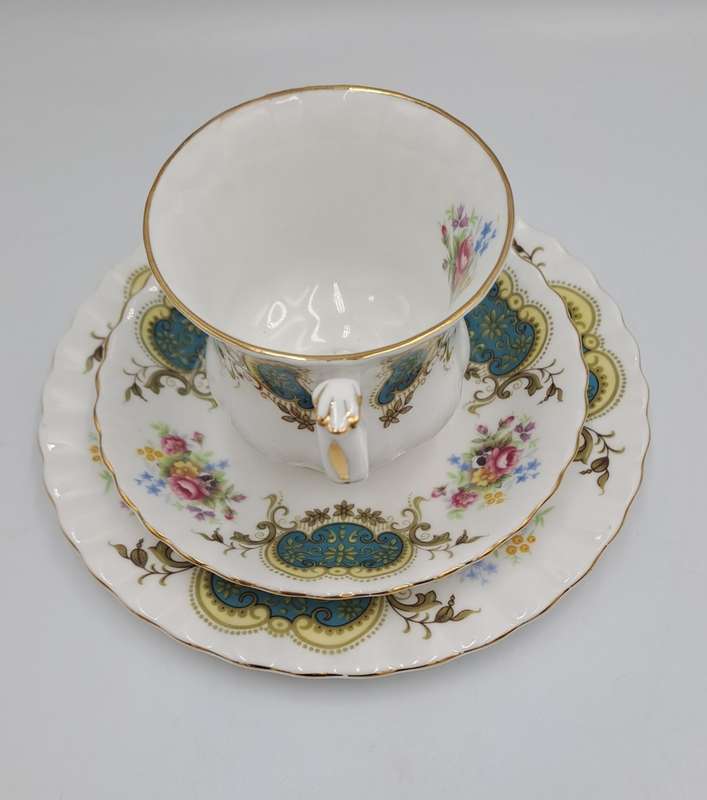Replacement:  Vintage Royal Albert Berkeley Coffee Trio (side plate is 161mm)