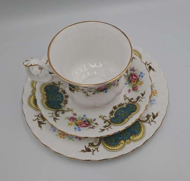 Replacement:  Vintage Royal Albert Berkeley Coffee Trio (side plate is 161mm)