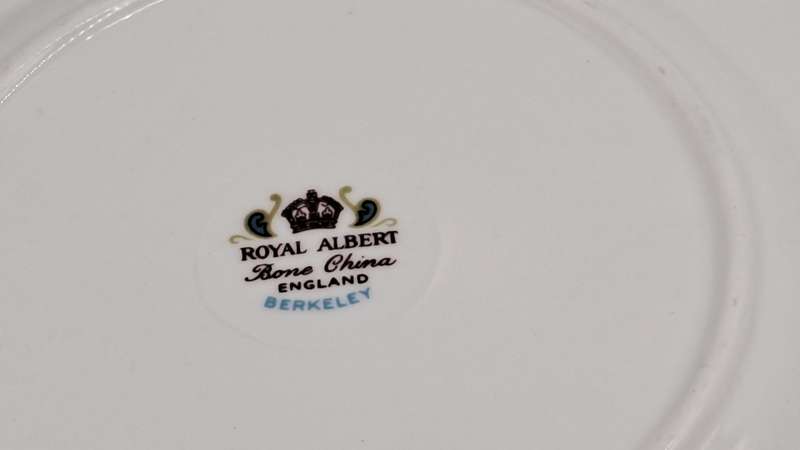 Replacement:  Vintage Royal Albert Berkeley Coffee Trio (side plate is 161mm)