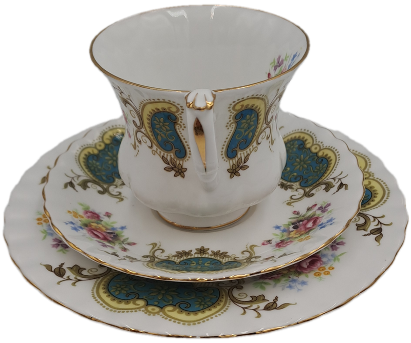 Replacement:  Vintage Royal Albert Berkeley Coffee Trio (side plate is 161mm)