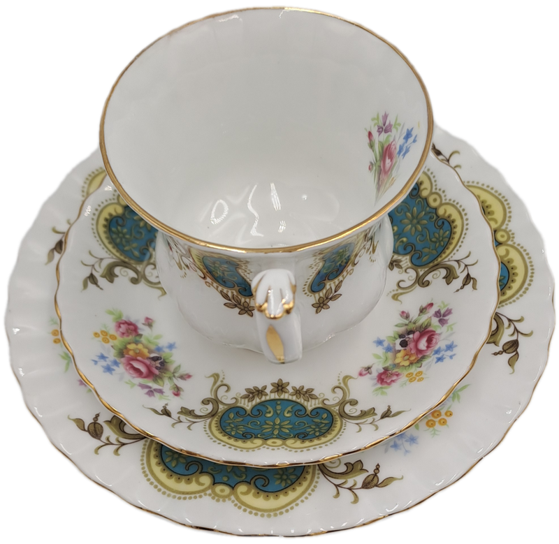Replacement:  Vintage Royal Albert Berkeley Coffee Trio (side plate is 161mm)