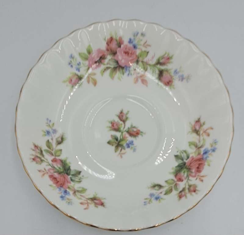 Vintage 1956 Royal Albert Moss Rose Saucer  - No damage 141mm