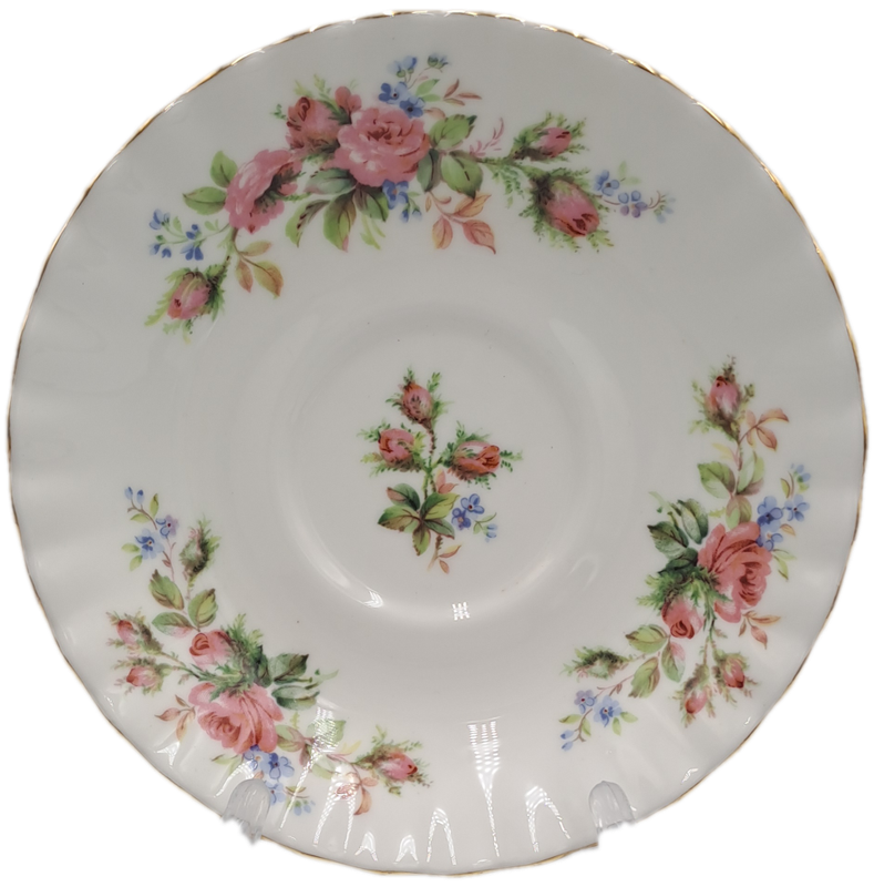 Vintage 1956 Royal Albert Moss Rose Saucer  - No damage 141mm
