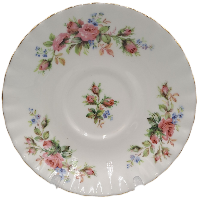 Vintage 1956 Royal Albert Moss Rose Saucer  - No damage 141mm