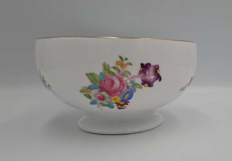 Vintage "Dresden Rose" Large Sugar Bowl by Spode Copeland's China England 70x130mm