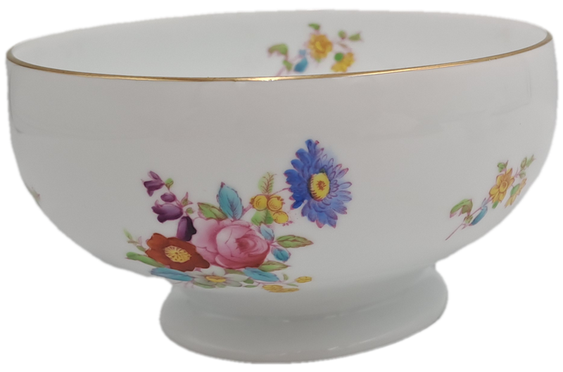 Vintage "Dresden Rose" Large Sugar Bowl by Spode Copeland's China England 70x130mm